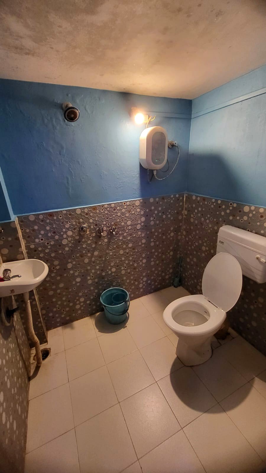 Modern attached western restroom